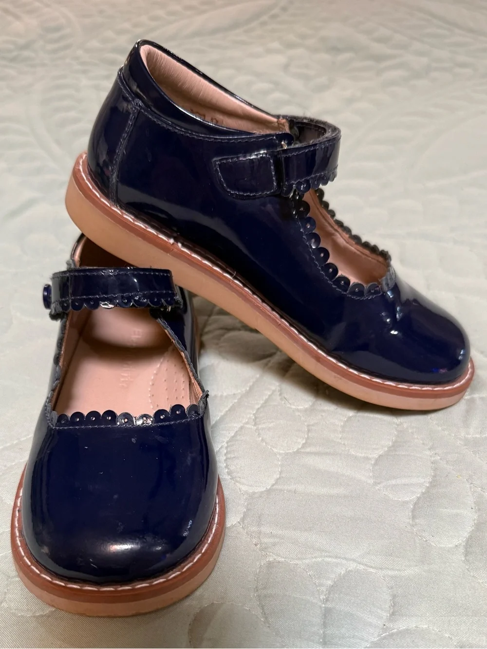 Elephantito Navy Patent Mary Jane in Girl’s US 11.5 EU 28.